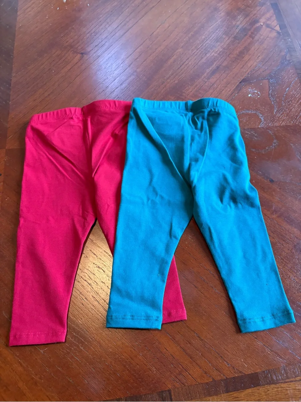 NWR wonder nation Girls Plaid Top with Red and Teal Leggings from Cat & Jack 12M